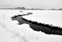 Lade das Bild in den Galerie-Viewer, Winding River Winter Landscape, Bavaria, Germany
