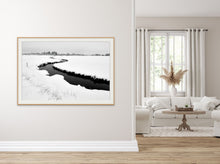 Lade das Bild in den Galerie-Viewer, Winding River Winter Landscape, Bavaria, Germany

